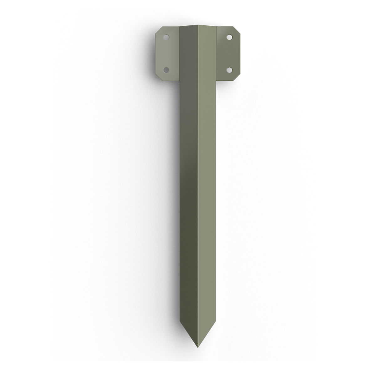 Sleeper Pin Straight Bracket - 365 x 2mm - Olive