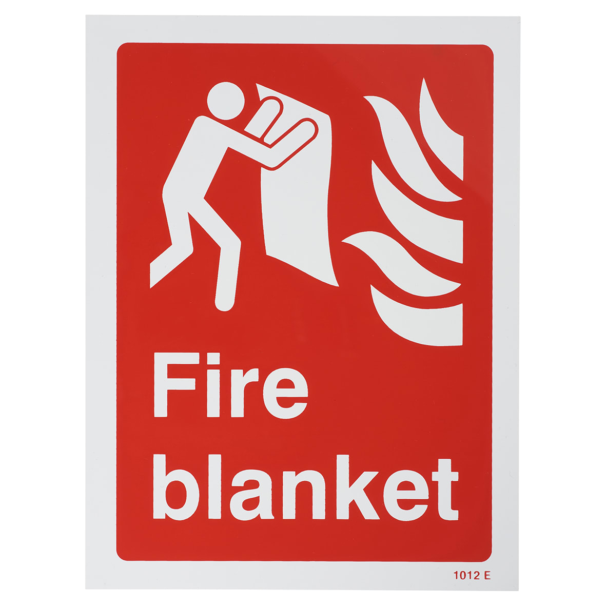 Fire Blanket Sign - 200 x 150mm - Rigid Plastic