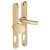 M76G/3841N Polished Brass uPVC Multipoint Lever/Pad Door Handles - 92/62mm c/c - Tokyo Range