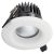 LED Lux Fire 9W Fire Rated 36° LED Dimmable Fixed Downlight - 3000K Warm White - White