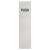 Aluminium Finger Plate - Push - 300 x 75 x 1.5mm - Satin Anodised