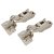 CLIP Top Wide Angle Cabinet Hinge - 170° - Un-Sprung - Half Overlay - Zinc Plated - Pair