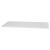 Twin Slot Shelf White Edged Melamine Board - 1000 x 400 x 15mm
