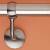 40mm Handrail System - Wall Bracket - Polished Chrome