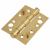 Security Ball Bearing Butt Door Hinge - 102 x 76 x 3mm - PVD Brass - Pair