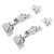 Clip-On Cabinet Hinge - 165° - Inset - Zinc Plated - Pair
