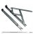 uPVC/Timber Standard Window Friction Stay Hinge - 17mm Stack - 10"/250mm - Top Hung - Pair