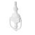 Victorian Urn Door Knocker - White - 162 x 76mm