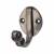 Single Robe Hook - 58 x 38mm - Pewter