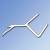 Glass to Glass Door Jamb Shower Seal - 135° - Suits 10mm Glass - Clear