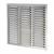Hooded Louvre Vent - 305 x 305mm - 23750mm² Free Air Flow - Polished Stainless