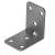 Heavy Duty Bracket - 50 x 50 x 36mm - Bright Zinc Plated - Pack of 10