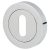 Escutcheon - 48mm Diameter - Keyhole - Polished Chrome
