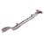 Cast Victorian Casement Window Stay - 10"/250mm Length - Polished Nickel