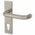 Satin Stainless Steel 19mm Return to Door Euro Lock Door Handles - Square - 72mm c/c