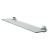 Epsom Flexi-Fix Glass Shelf - 590 x 135.5 x 60mm - Polished Chrome