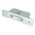 Square Axle Sash Window Pulley - 44mm Curved Nylon Wheel - Silver