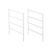 Drawer Basket Tower - Mini 4 Frame Sides - 435 x 440mm - White - Pair