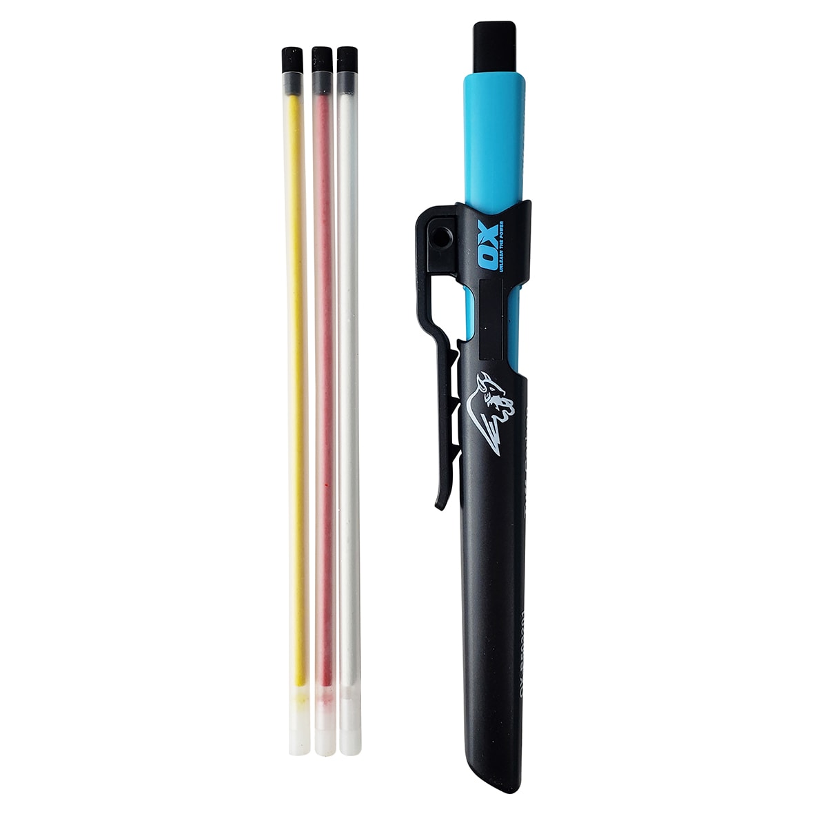 Pro Tuff Carbon Pencil Value Pack with 4 Replacement Pencil Leads - Mixed Colours