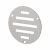 Circular Slotted Vent - 76mm - 900mm² Free Air Flow - Polished Stainless Steel