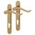Gold uPVC Scroll Multipoint Door Handles - 92mm c/c - RH - Windsor Range