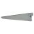Twin Slot Shelf Bracket - 220mm Length - Silver