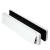 uPVC/Timber - Nu-Mail Letter Plate - 310 x 76mm - Door Thickness 40-80mm - White