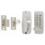 Mini Digital Push Button Code Lock and Latch - Holdback Option - Satin Chrome