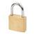 Contract Padlock - 20mm Body - 12 x 10mm Shackle - Brass