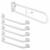 Rail Only Close Coupled Doc M Pack - White
