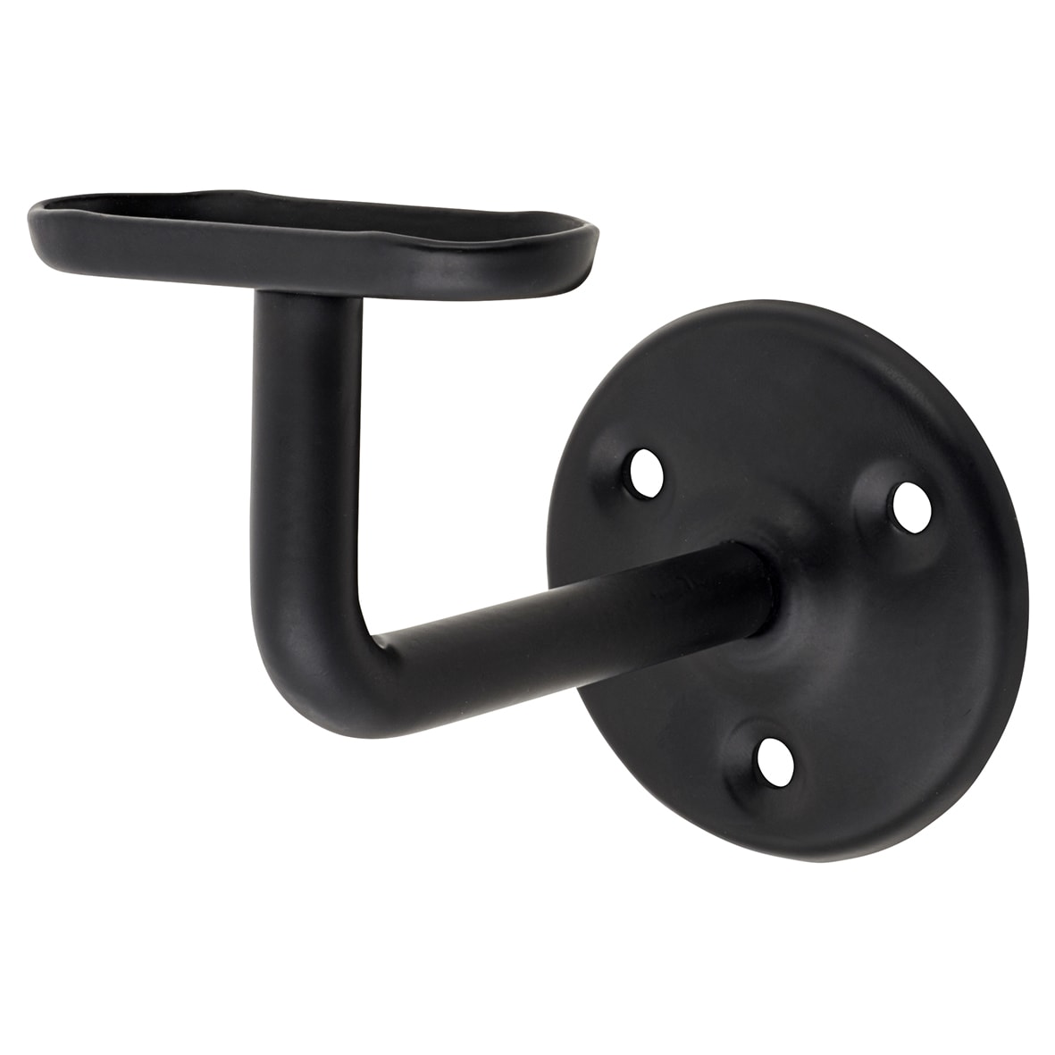 Handrail Bracket - 75mm Projection - Black