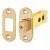 8mm Bolt Through Tubular Bathroom Deadbolt - 76mm Case - 57mm Backset - Radius - PVD Brass