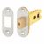 8mm Bolt Through Tubular Bathroom Deadbolt - 76mm Case - 57mm Backset - Radius - Satin Stainless