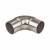 90° Curved Elbow - 304 Brushed Satin Stainless Steel