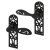 Antique Black Cottage Keyhole Lock Door Handles - 134 x 38mm