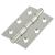 Washered Stainless Steel Butt Door Hinge - 76 x 51 x 2mm - Satin Stainless - Pair