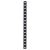 Flat Bookcase Strip - 1829 x 19mm - Black Powder Coated