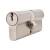 J2X18 Pattern 5 Pin 74mm Euro Double Cylinder - 37 + 37mm - Satin Chrome - Keyed to Differ