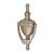 Marcus Urn Door Knocker - Satin Nickel - 152 x 66mm