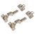 Clip-On Soft Close Cabinet Hinge - 110° - Inset - Zinc Plated - Pair