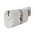 5 Pin 70mm Oval Thumbturn Cylinder - 35mm Turn + 35mm - Satin Chrome - Keyed Alike