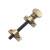 Top Mounted Sash Window Screw - 70mm Screw Length - Antique Brass