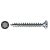 T-Star Plus Torx Countersunk Wood Screws - 6.0 x 80mm - WIROX Zinc Plated - Pack of 100