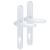 1530/3830N White uPVC Multipoint Door Handles - 140mm Bolt c/c - 92mm c/c - Atlanta Range