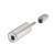 Bramah Rola Wooden Sash Window Stop - 31mm - Satin Chrome - 2 Body + 4 Inserts