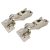 CLIP Top Wide Angle Cabinet Hinge - 170° - Sprung - Half Overlay - Zinc Plated - Pair