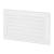 Louvre Vent - 155 x 94mm - 4748mm² Free Air Flow - White Plastic