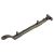 Victorian Casement Window Stay - 10"/250mm Length - Black Nickel