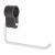 Support Rail Clip-On Toilet Roll Holder - 165 x 32 x 120mm - White Powder Coated