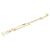 Extra Long French Door Bolt/Flat Section Bolt - 355 x 36mm - Polished Brass